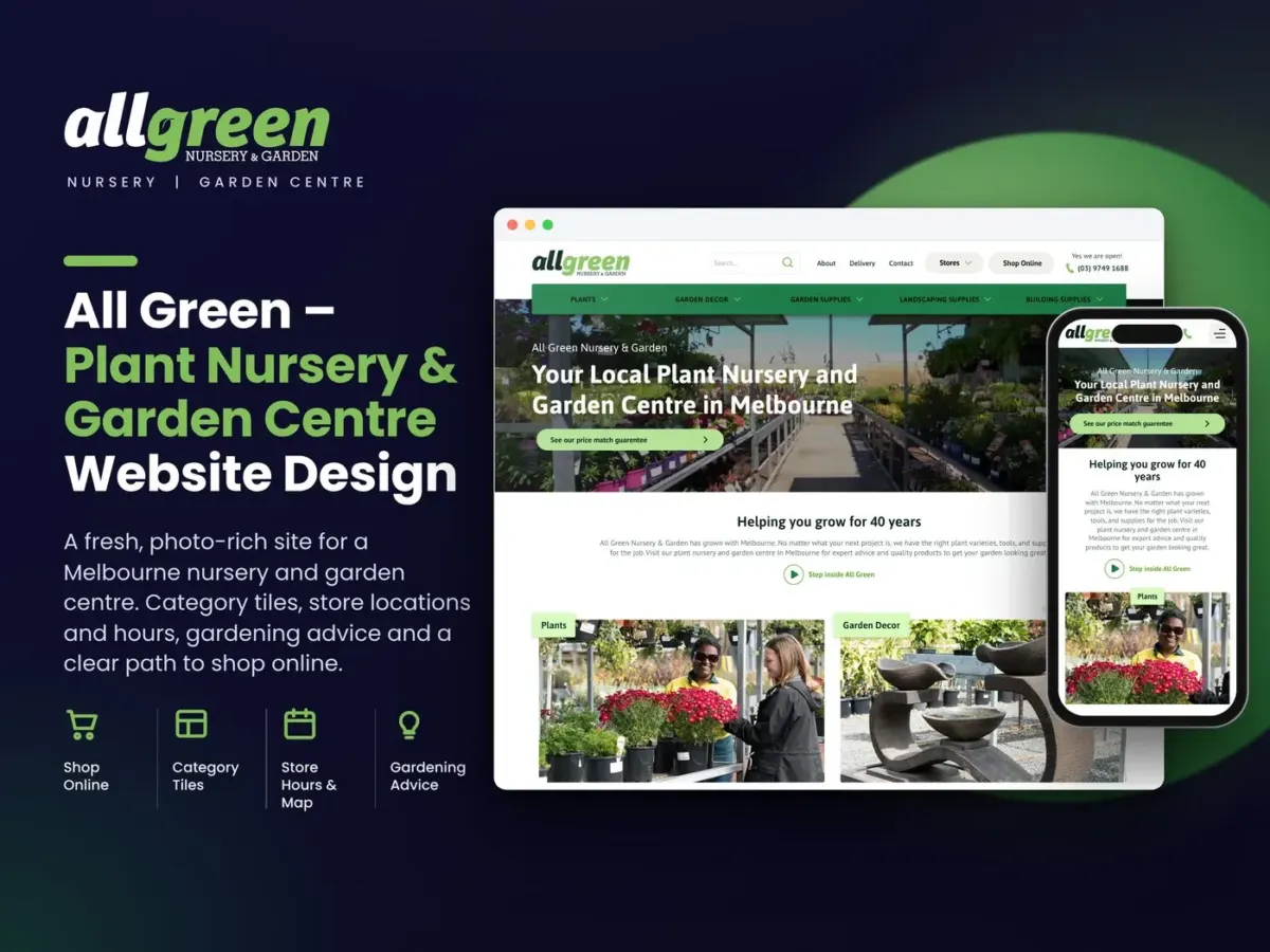All Green website