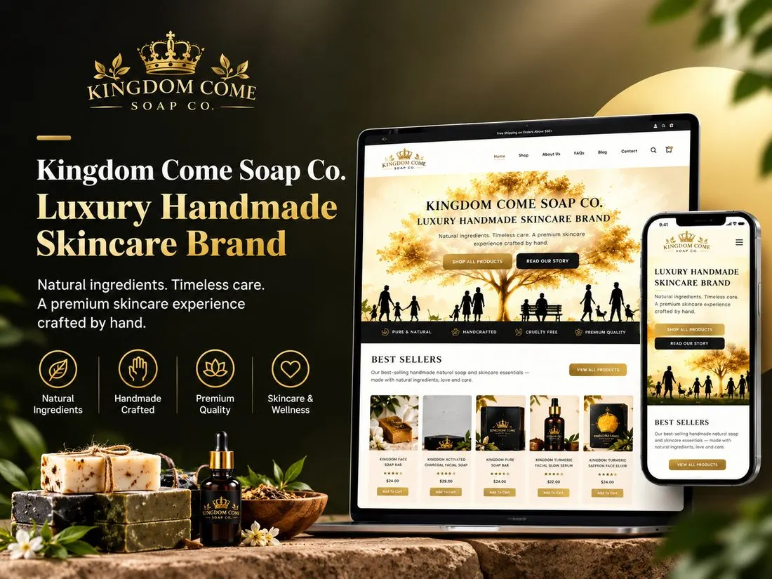 Kingdom Come Soap Co. website