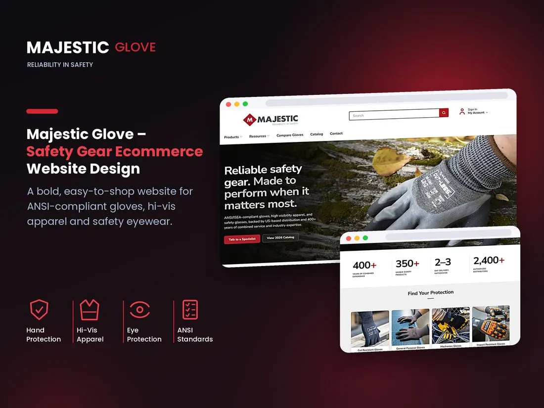Majestic Glove website