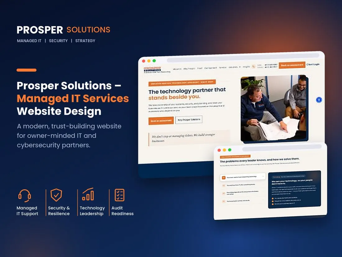 Prosper Solutions website